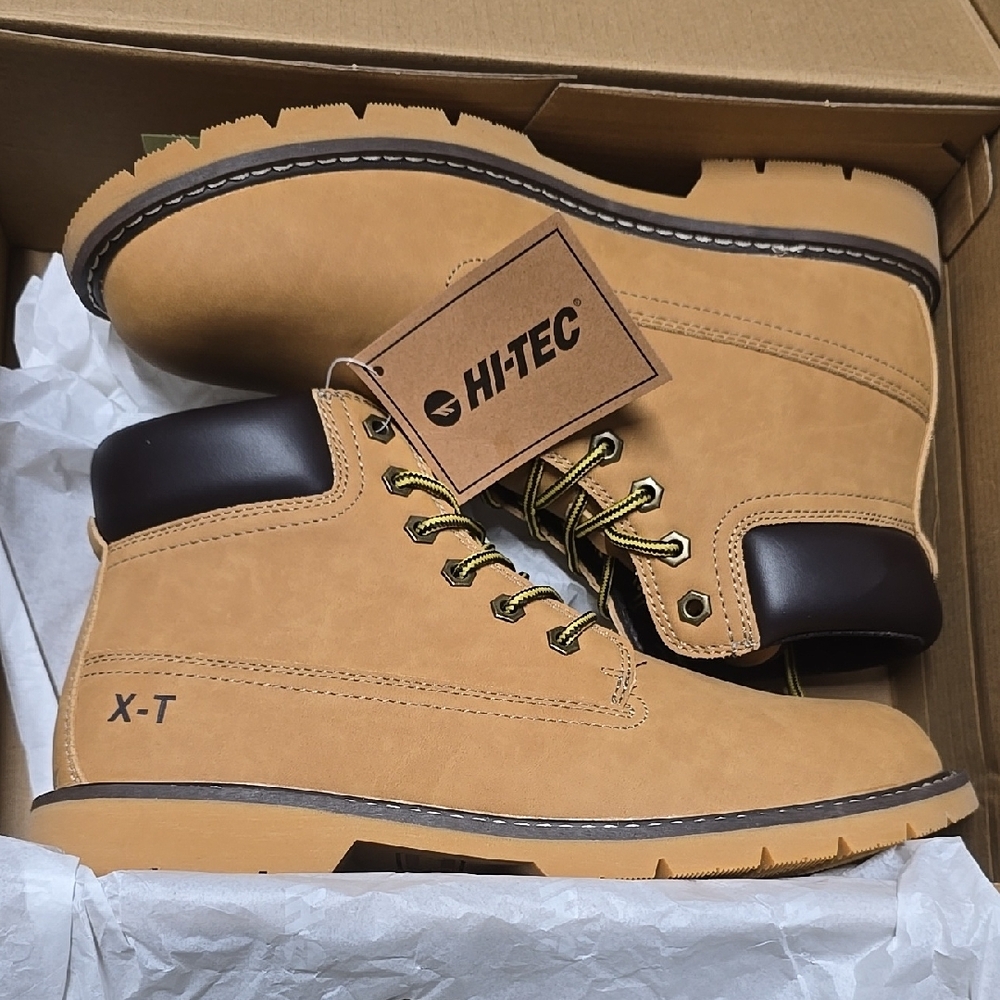 Hi-Tec Men's Tan Boots Reznor 6in Soft Toe Boot